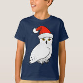 Snowyのフクロウサンタ Tシャツ (正面)
