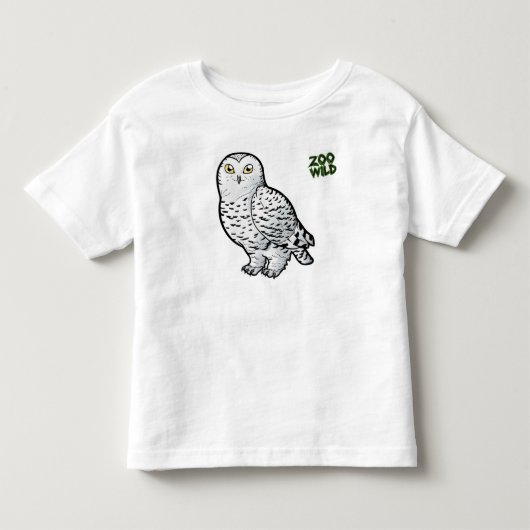 Snowyのフクロウ トドラーTシャツ (正面)