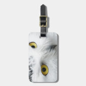 Snowyのフクロウ ラゲッジタグ (正面縦)