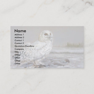 Snowyのフクロウ 名刺