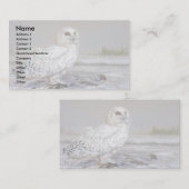 Snowyのフクロウ 名刺 (正面/裏面)