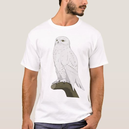 Snowyのフクロウ Tシャツ (正面)