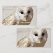 Snowyのメンフクロウの名刺 名刺 (正面/裏面)