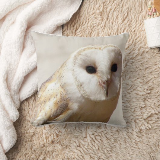 Snowyのメンフクロウの枕 クッション (ブランケット)