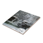 Snowyの冬の滝 タイル (側面)