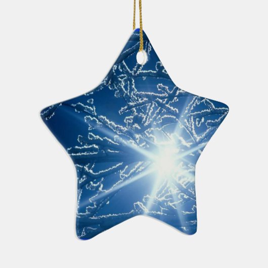 Snowyの夕べの森に立寄ること セラミックオーナメント (右)