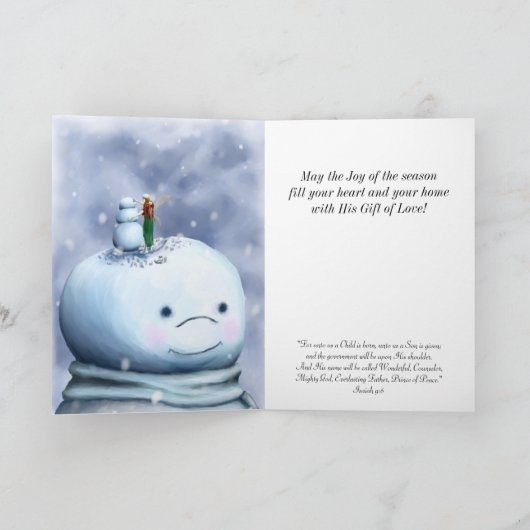 Snowyの妖精の冬 シーズンカード (内部)