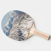 Snowyの山および木の景色の眺め 卓球ラケット (横)