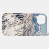 Snowyの山および木の景色の眺め Case-Mate iPhoneケース (裏面 (横))