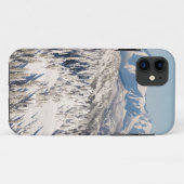 Snowyの山および木の景色の眺め Case-Mate iPhoneケース (裏面(横))