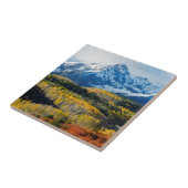 Snowyの山及び木 タイル (側面)