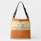 Snowyの川のレトロの表紙のバッグからの人 クロスボディバッグ (正面)