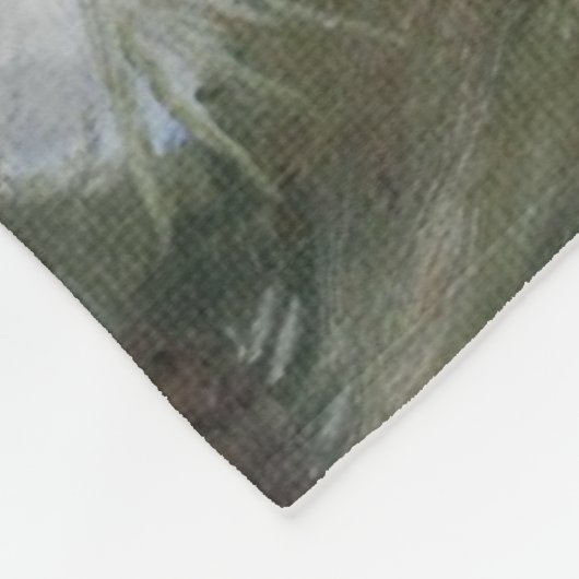 Snowyの巣箱の(鳥)ショウジョウコウカンチョウ フリースブランケット (角)