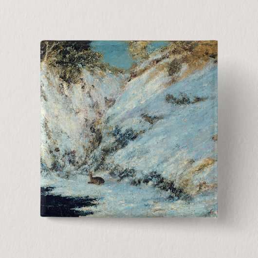 Snowyの景色1866年 缶バッジ (正面)
