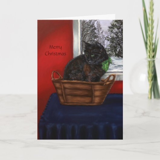 Snowyの暖かいクリスマス シーズンカード (正面)