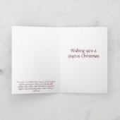 Snowyの暖かいクリスマス シーズンカード (内部)