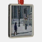 Snowyの朝のセントポールのカテドラル2009年 メタルオーナメント (右)