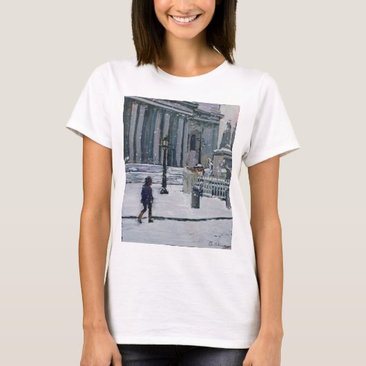 Snowyの朝のセントポールのカテドラル2009年 Tシャツ (正面)