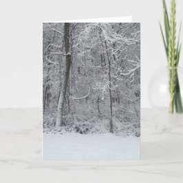 Snowyの森のクリスマスカード5x7 シーズンカード
