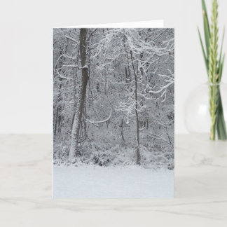 Snowyの森のクリスマスカード5x7 シーズンカード