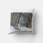 Snowyの森の装飾用クッション クッション (裏面)