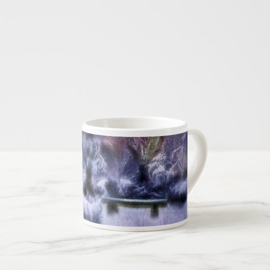 Snowyの森林冬の不思議の国 エスプレッソカップ (正面右)