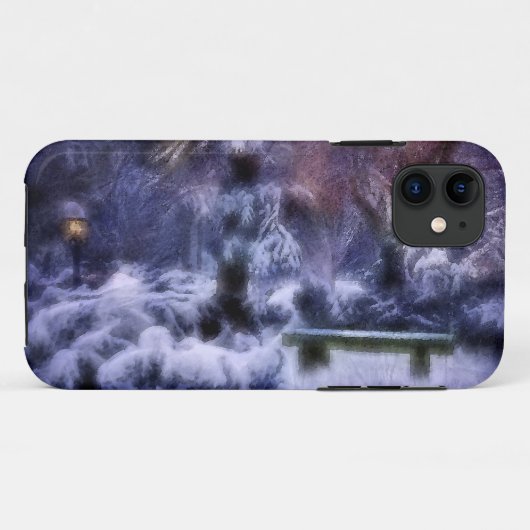 Snowyの森林冬の不思議の国 Case-Mate iPhoneケース (裏面(横))