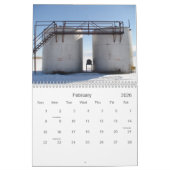 Snowyの油の賃貸借契約井戸 カレンダー (2月 2026)