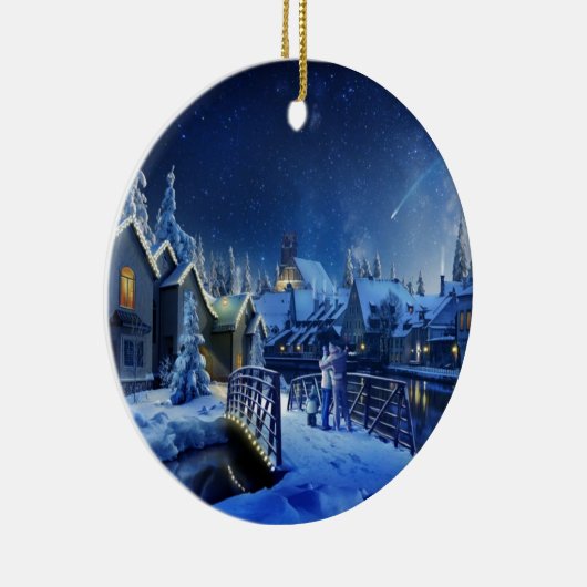 Snowyの流星 セラミックオーナメント (右)