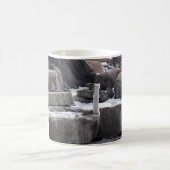 Snowyの石のErmine コーヒーマグカップ (中央)