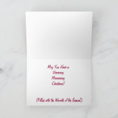 Snowyはクリスマスカードを止めます シーズンカード (内部)