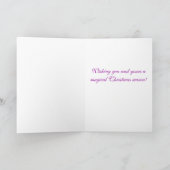 Snowyはファンタジーの人魚のシャチのクリスマスを秘蔵します シーズンカード (内部)