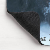 Snowyはボーダーコリーかわいい犬のマウスパッドに直面しました マウスパッド (コーナー)