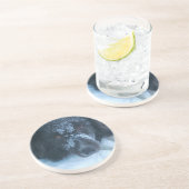 Snowyはボーダーコリー犬の飲み物のコースターに直面しました コースター (側面)