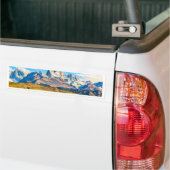 Snowyアンデス山、El Chalten、アルゼンチン バンパーステッカー (トラック上)