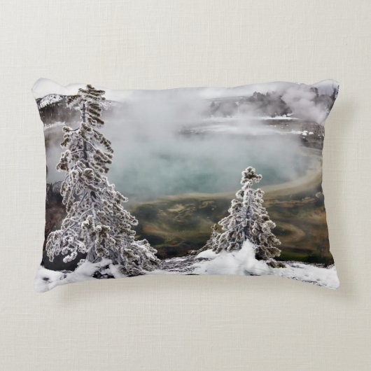 Snowyイエローストーン アクセントクッション (正面)
