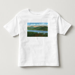 Snowyインド湖および山の眺め トドラーTシャツ