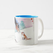 "Snowy会合"のマグ ツートーンマグカップ (正面右)