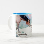 "Snowy会合"のマグ ツートーンマグカップ (正面左)