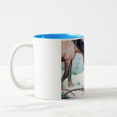 "Snowy会合"のマグ ツートーンマグカップ (左)