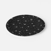 Snowy夜冬のパーティー製品 ペーパープレート (アングル)