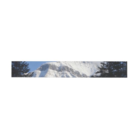 Snowy山 ラップアラウンド宛名ラベル (単一)