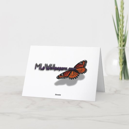 Snowy Birch Tree Canopy カード (裏面)