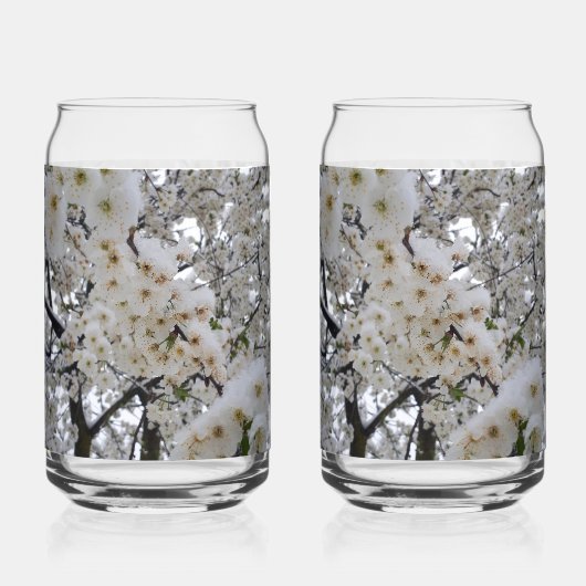 Snowy Blossom Drinkware Set ガラス缶 (正面)