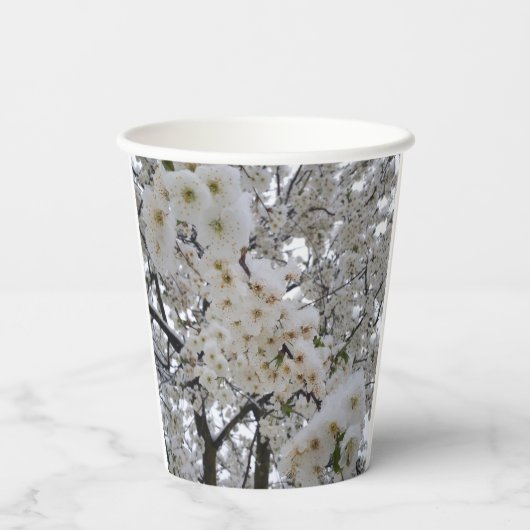 Snowy Blossom Paper Cup 紙コップ (裏面)