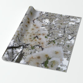 Snowy Blossom Wrapping Paper ラッピングペーパー