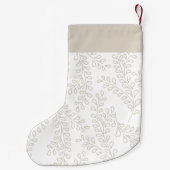 Snowy Branchesコレクション スモールクリスマスストッキング (裏面)