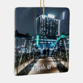 Snowy Canalside Walk セラミックオーナメント (右)