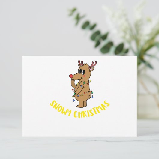 SNOWY CHRISTMAS 招待状 (スタンド正面)