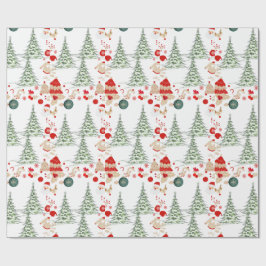 Snowy Christmas Wrap ラッピングペーパー